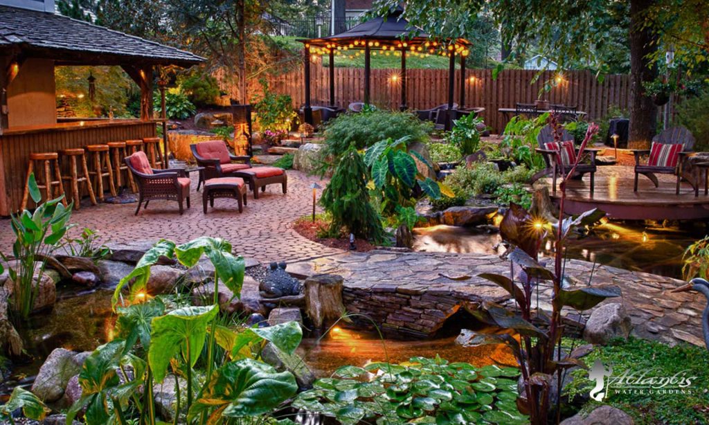 water feature project showcases with a koi pond Denville, Rockaway, Morris County New Jersey