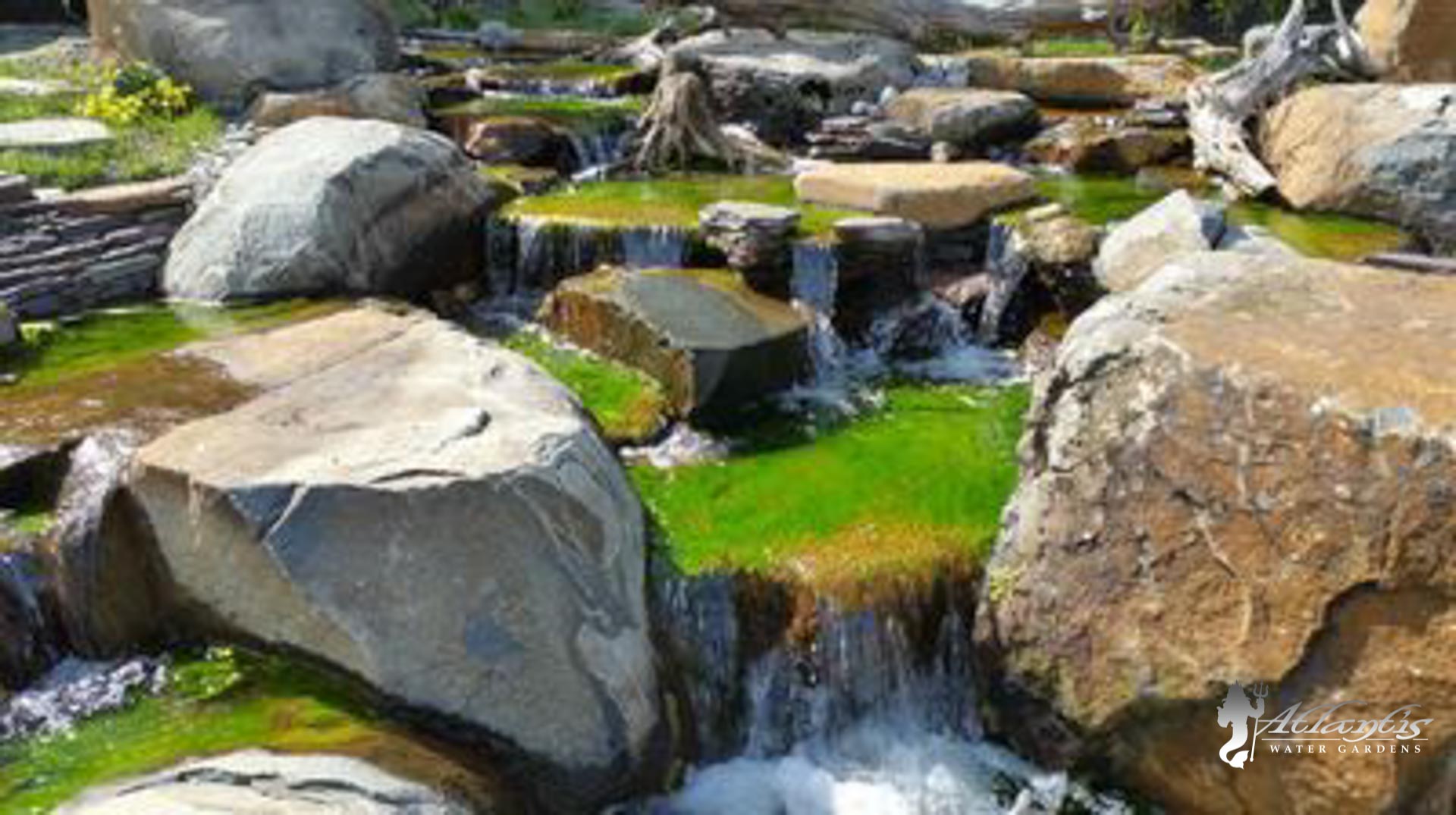 How to Clean Algae off Waterfall Rocks? 