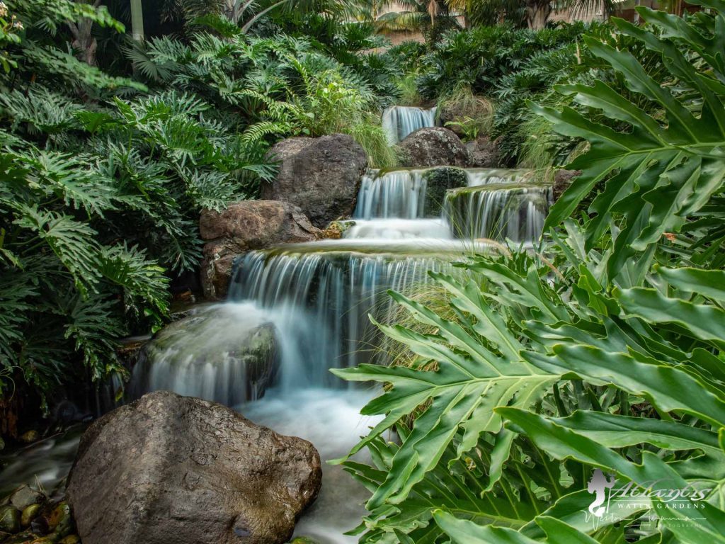 beautiful pondless waterfall