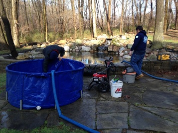 pond & waterfall cleaning in morris county nj