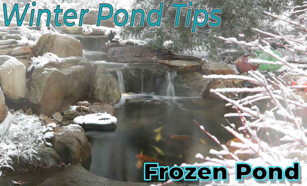 Winter Pond Tips Frozen Pond